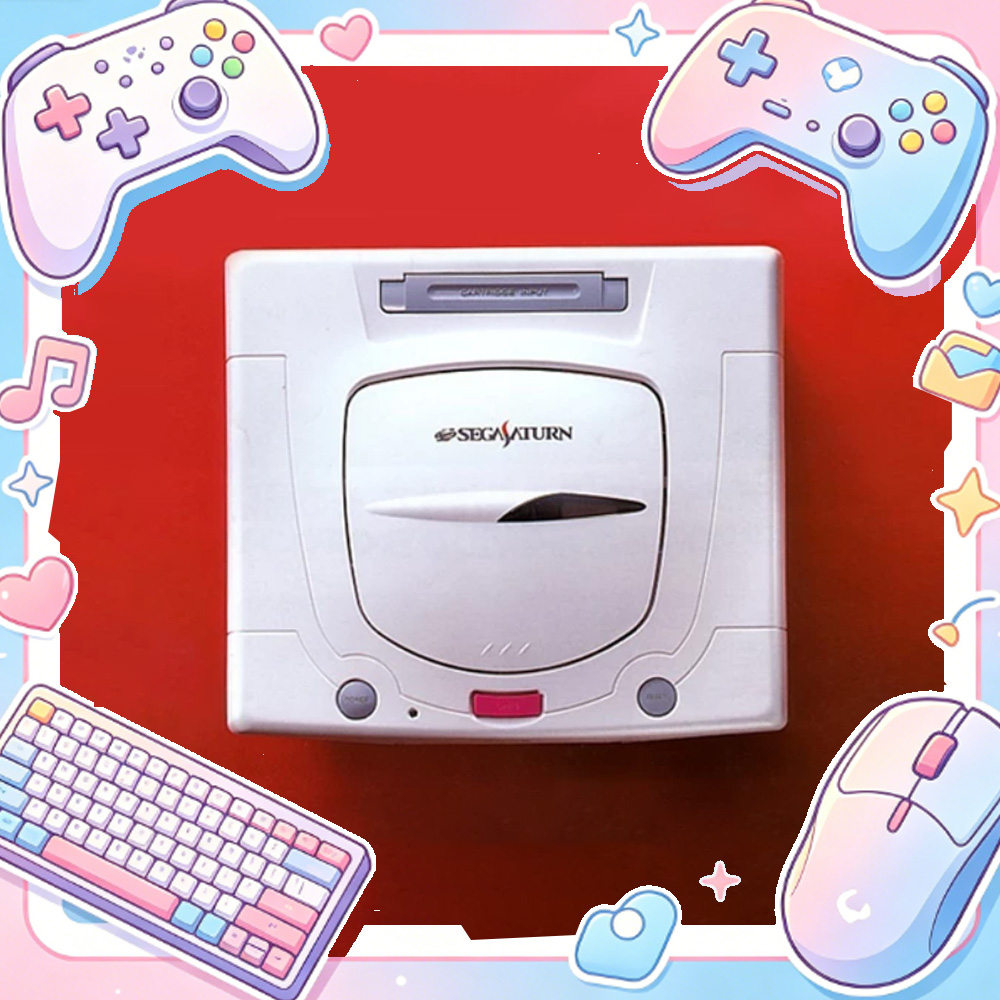 Gaming Console Buttons - Saturn SS Nostalgiczna Konsola do Gier