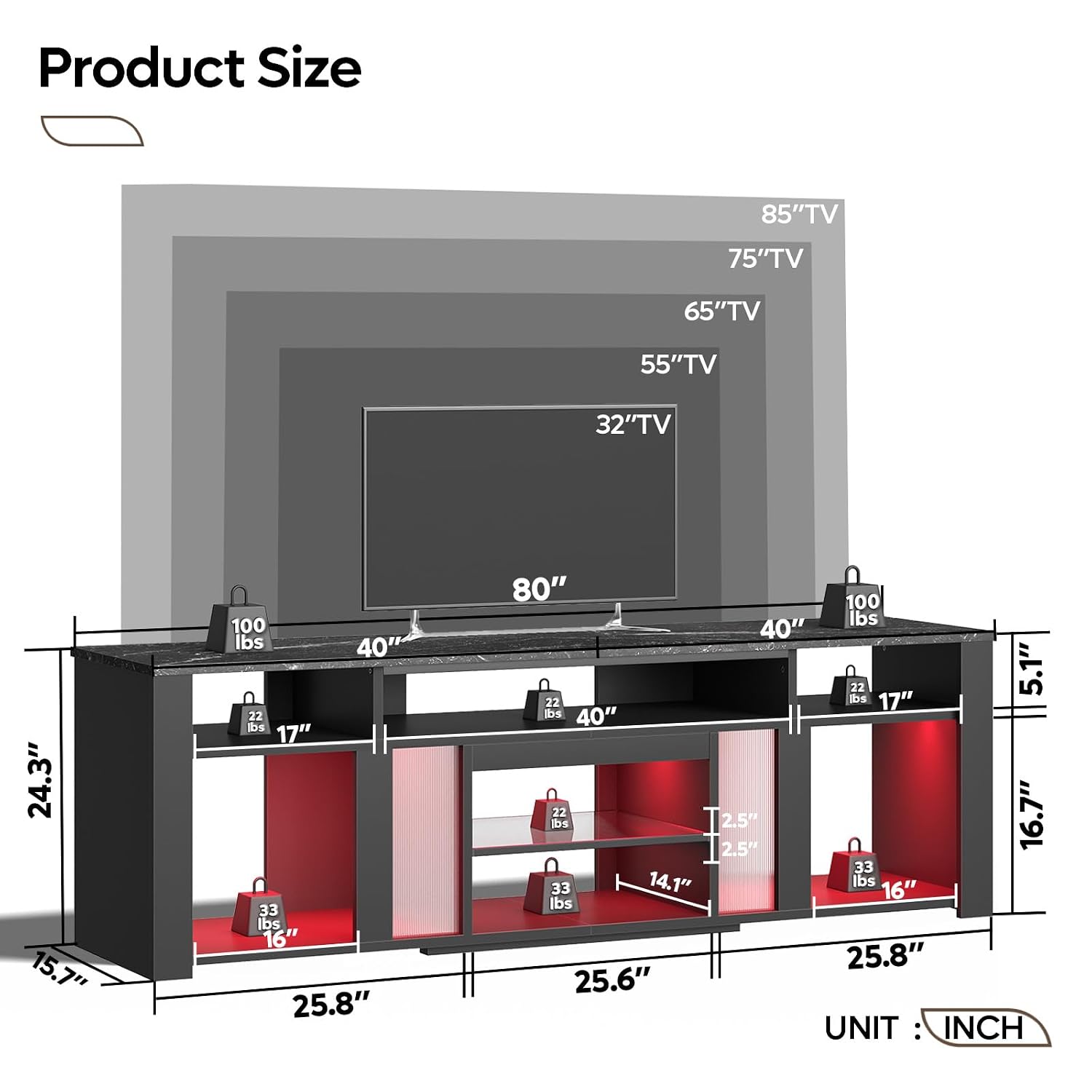 Szafka RTV 80 cali, centrum ro – Gaming Console In Tv recenzja i cena